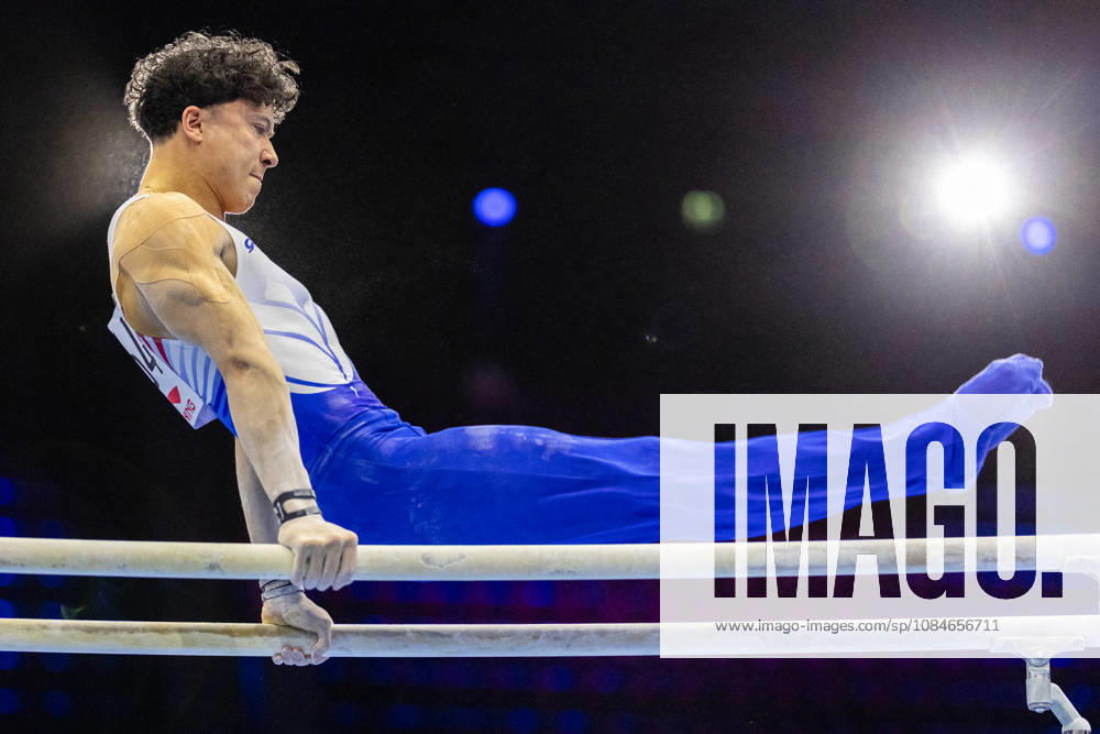 2026-10-17 Artistic Gymnastics World Championships 2026 - Day 1 ROTTERDAM, NETHERLANDS - OCTOBER 17: Jermain Grünberg of Netherlands competes during Day 1 of the Artistic Gymnastics World Championships 2026 at Rotterdam Ahoy on October 17, 2026 in Rotterdam, Netherlands. Rotterdam Rotterdam Ahoy Netherlands Content not available for redistribution in The Netherlands directly or indirectly through any third parties.