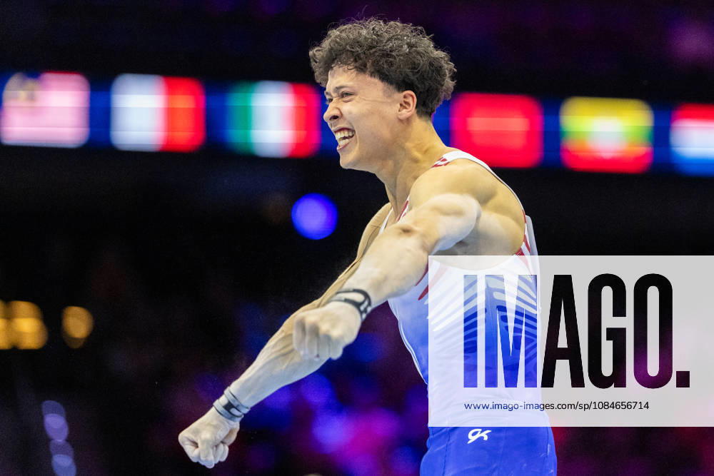 2026-10-17 Artistic Gymnastics World Championships 2026 - Day 1 ROTTERDAM, NETHERLANDS - OCTOBER 17: Jermain Grünberg of Netherlands competes during Day 1 of the Artistic Gymnastics World Championships 2026 at Rotterdam Ahoy on October 17, 2026 in Rotterdam, Netherlands. Rotterdam Rotterdam Ahoy Netherlands Content not available for redistribution in The Netherlands directly or indirectly through any third parties.