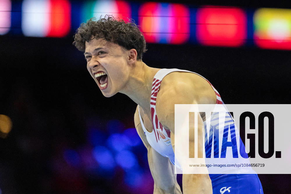 2026-10-17 Artistic Gymnastics World Championships 2026 - Day 1 ROTTERDAM, NETHERLANDS - OCTOBER 17: Jermain Grünberg of Netherlands competes during Day 1 of the Artistic Gymnastics World Championships 2026 at Rotterdam Ahoy on October 17, 2026 in Rotterdam, Netherlands. Rotterdam Rotterdam Ahoy Netherlands Content not available for redistribution in The Netherlands directly or indirectly through any third parties.