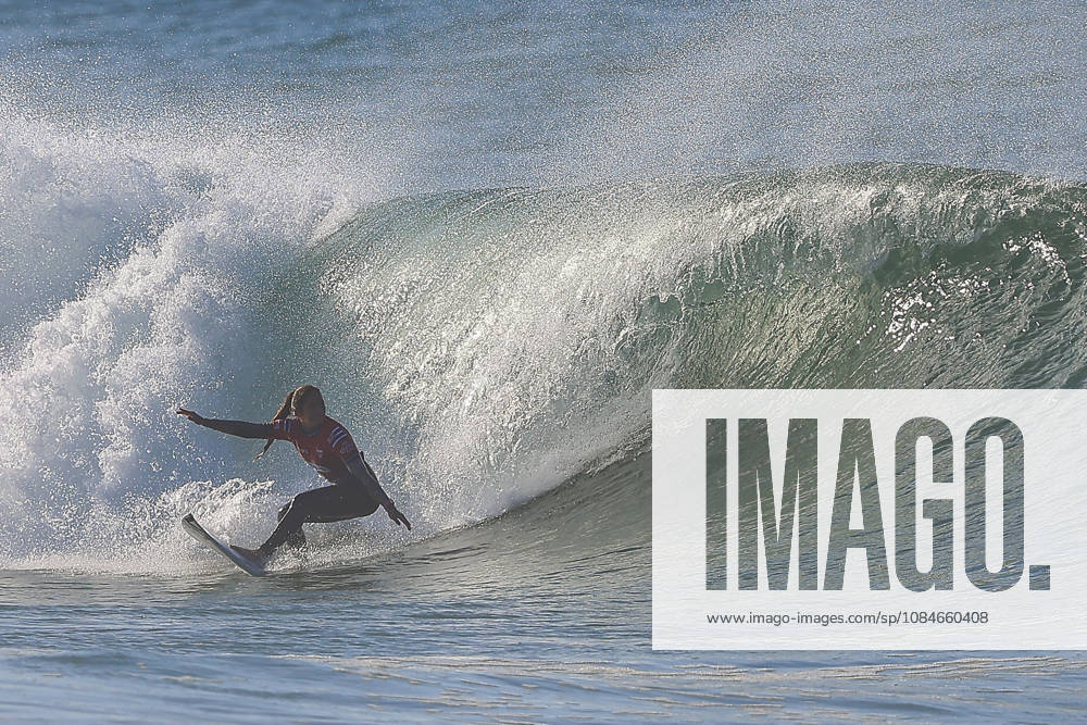 Meo Rip Curl Pro Portugal - Quarter Finals Bettylou Sakura Johnson of Hawaii competes during the Meo Rip Curl Pro Portugal at Praia dos Supertubos in Peniche, Portugal, on October 17, 2026.