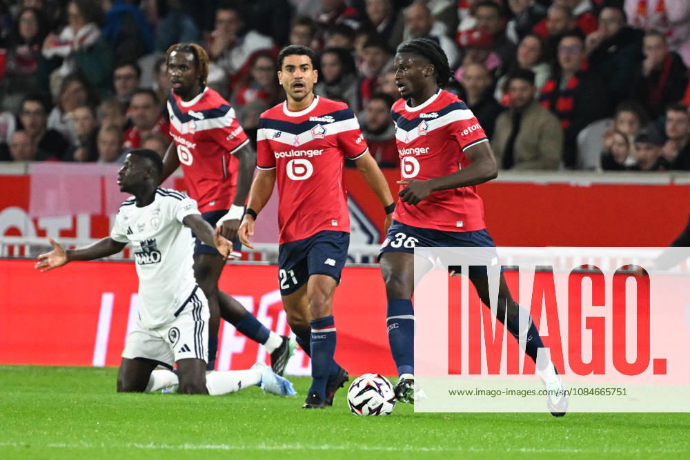 LOSC Lille v Stade Brestois 29 - Ligue 1 McDonald s 2026 2027 Maxima GOFFI of Lille during Ligue 1 McDonald s between Lille and Brest at Stade Pierre Mauroy on October 17, 2026 in Lille, France. Lille France