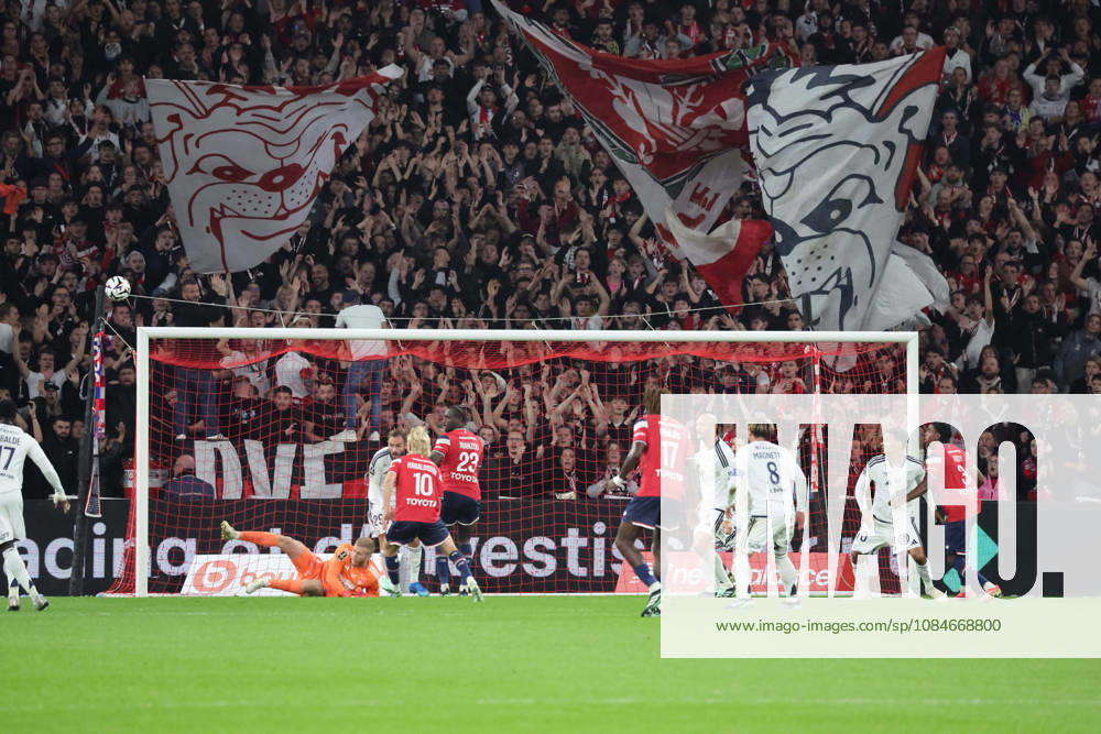 Action lors du match LOSC Lille vs Brest, Ligue 1, Decathlon Arena stade Pierre Mauroy, le 17 octobre 2026 - photo Laurent Sanson PsnewZ