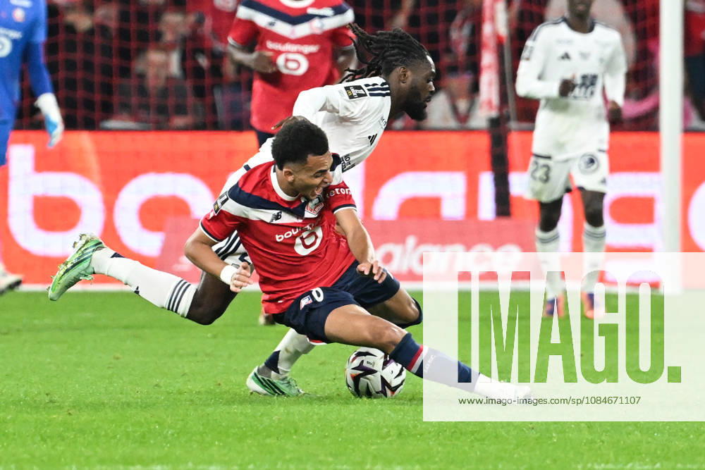 LOSC Lille v Stade Brestois 29 - Ligue 1 McDonald s 2026 2027 Bradley LOCKO of Stade Brestois 29 and Ethan MBAPPE of Lille during Ligue 1 McDonald s between Lille and Brest at Stade Pierre Mauroy on October 17, 2026 in Lille, France. Lille France