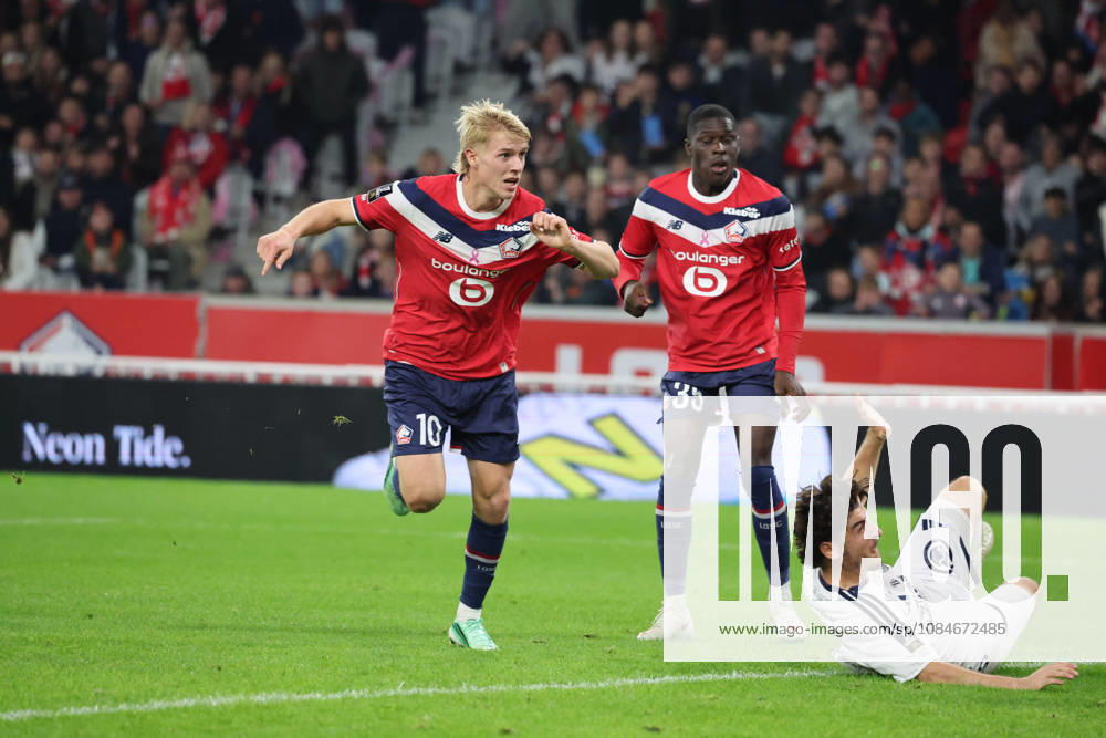 Hakon HARALDSSON (LOSC Lille) lors du match LOSC Lille vs Brest, Ligue 1, Decathlon Arena stade Pierre Mauroy, le 17 octobre 2026 - photo Laurent Sanson PsnewZ