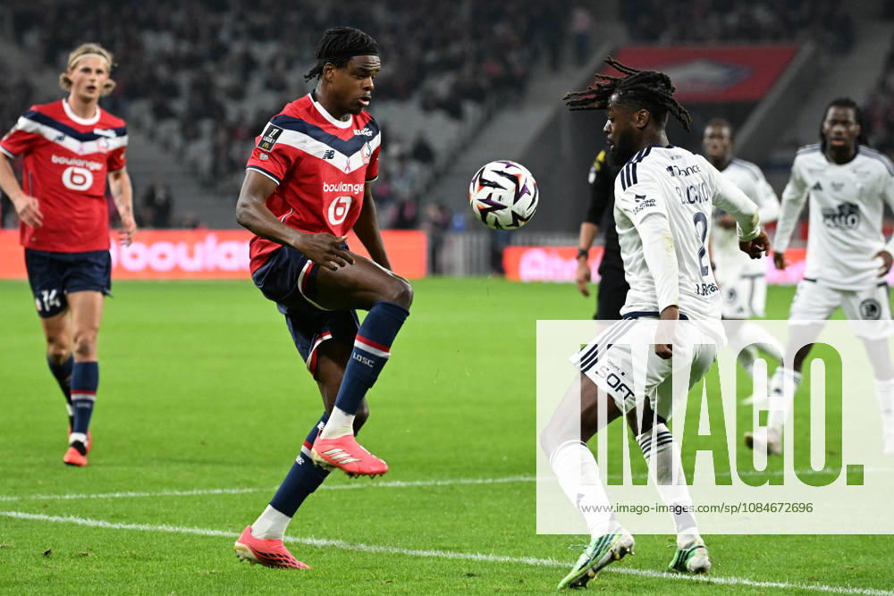 LOSC Lille v Stade Brestois 29 - Ligue 1 McDonald s 2026 2027 Nathan NGOY of Lille during Ligue 1 McDonald s between Lille and Brest at Stade Pierre Mauroy on October 17, 2026 in Lille, France. Lille France