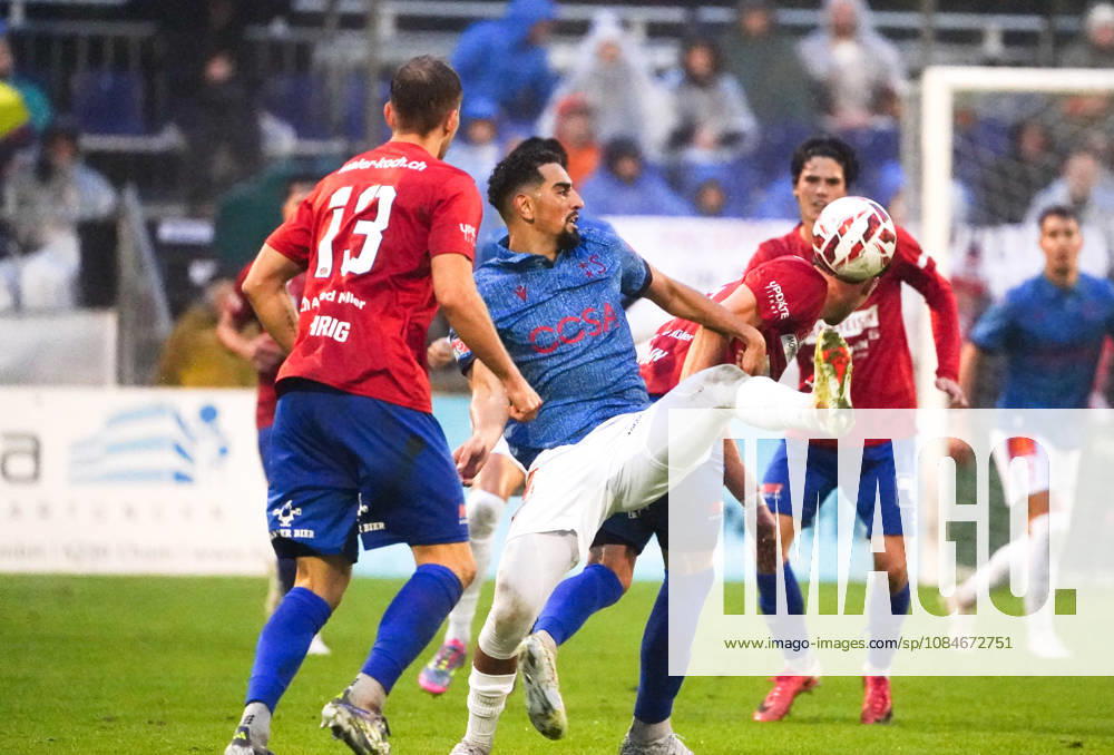 Cham Schweiz. Fussball Herren Saison 2026-2027 Schweizer Cup 2.Hauptrunde SC Cham - FC Sion 0:2 Bild ; Ilyas Chouaref FC Sion Aktion