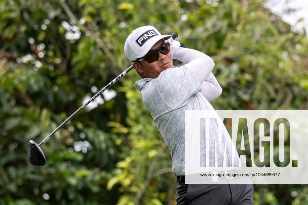 Justin QUIBAN from The Philippines on the 1st tee.Macau Open Golf 2026 Final Round. Macau Open Golf 2026 Final Round - ZUMAr144 20261018_zap_r144_035