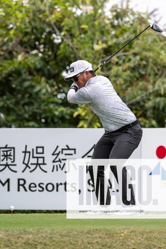 Justin QUIBAN from The Philippines on the 1st tee.Macau Open Golf 2026 Final Round. Macau Open Golf 2026 Final Round - ZUMAr144 20261018_zap_r144_036