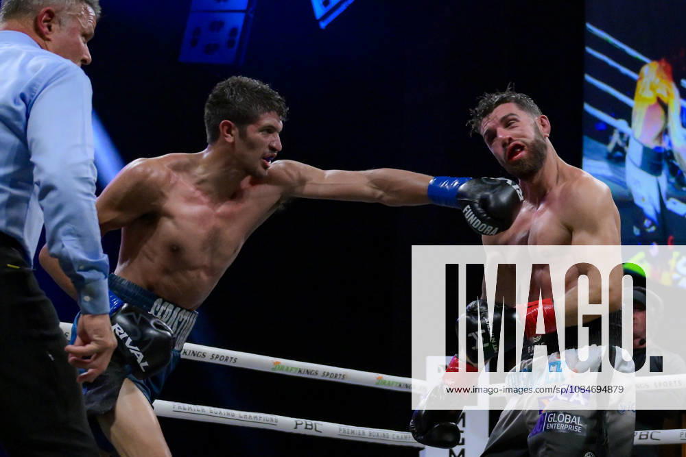 SEBASTIAN FUNDORA defeats ERMAL HADRIBEAJ via KO in round 12 at the Chelsea of The Cosmopolitan in Las Vegas. Las Vegas USA - ZUMAo117 20261018_zsp_o117_016
