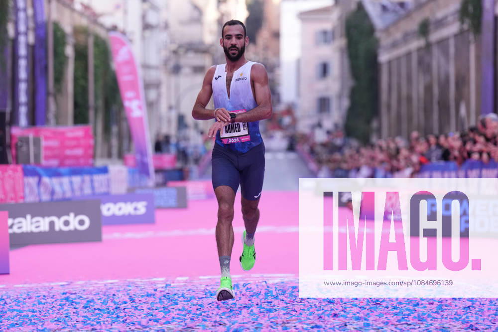 Ouhda Ahmed during the 3th edition of the Wizz Air Rome Half Marathon by Brooks 2026 Rome s, Italy - Sunday, October 18, 2026. ( Photo by Alfredo Falcone LaPresse )