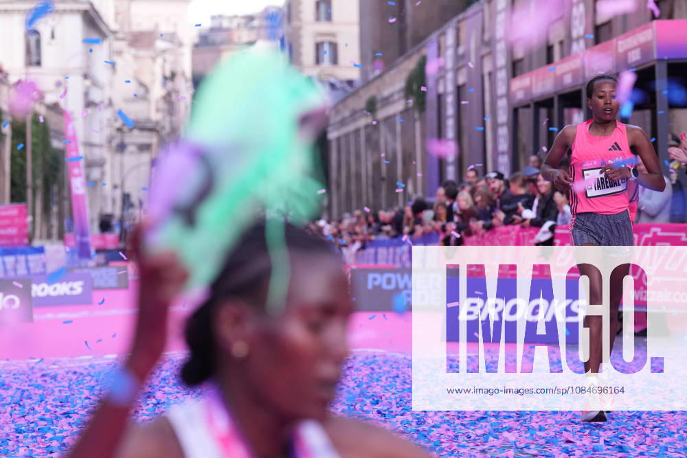 Yaregal Yalemget during the 3th edition of the Wizz Air Rome Half Marathon by Brooks 2026 Rome s, Italy - Sunday, October 18, 2026. ( Photo by Alfredo Falcone LaPresse )