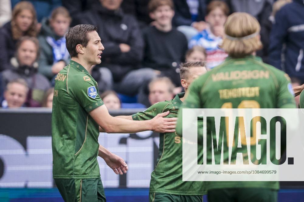 , mac3park , season 2026 2027 , Dutch Eredivisie football , match between PEC Zwolle and Go Ahead Eagles , picture shows GA Eagles player Stefan Sigurdarson scores the 0-1 PEC - Go Ahead Eagles x208675520x