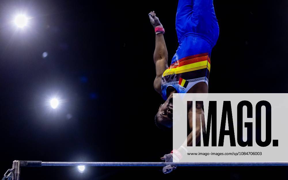 ROTTERDAM - Noah Kuavita (BEL) in action during the qualifications at the World Gymnastics Championships in Rotterdam Ahoy. IRIS VAN DEN BROEK ANP ANPxSportx IVx 572832562 originalFilename: 572832562