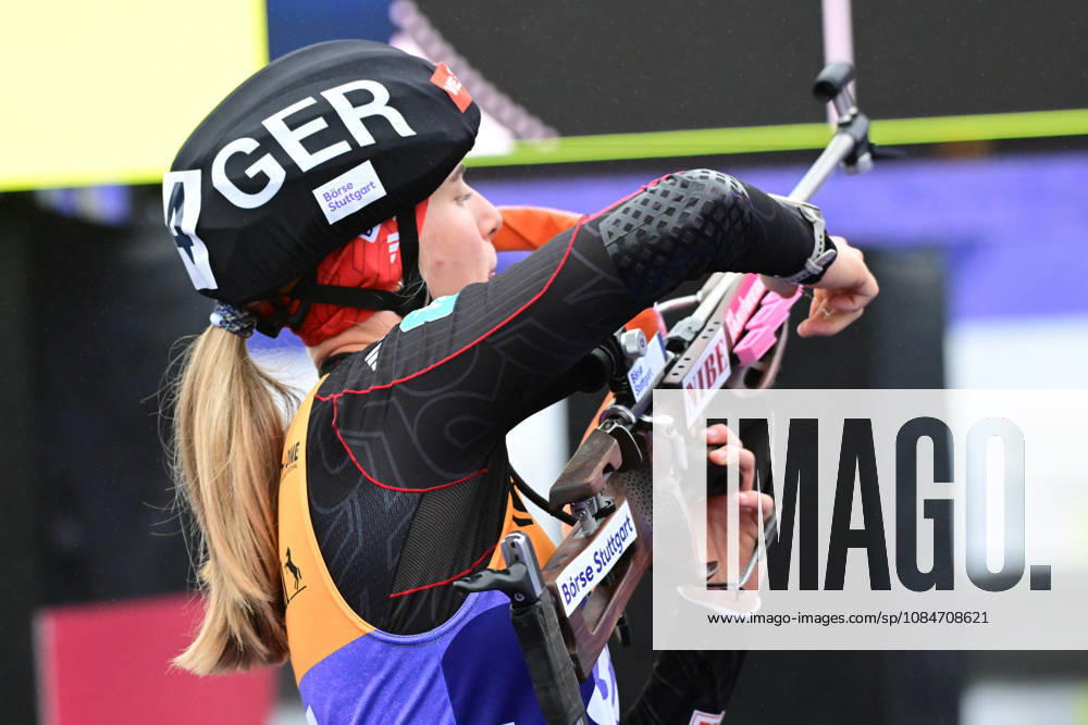 BIATHLON - TANNHEIMER Julia GER bei der Qualifikation Super Sprint der Damen Herren während des Loop One Biathlon Opening Festival im Olypiapark München am 18.10.2026, Deutschland, Bayern München Hans-Jochen-Vogel-Platz Olypiapark Bayern Deutschland