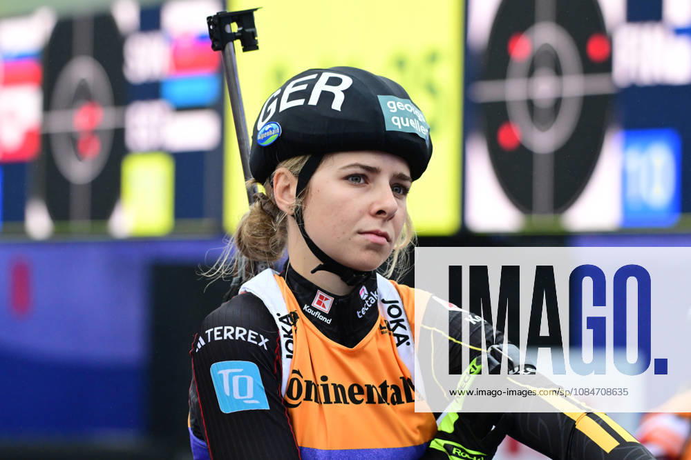 BIATHLON - PUFF Johanna GER bei der Qualifikation Super Sprint der Damen Herren während des Loop One Biathlon Opening Festival im Olypiapark München am 18.10.2026, Deutschland, Bayern München Hans-Jochen-Vogel-Platz Olypiapark Bayern Deutschland