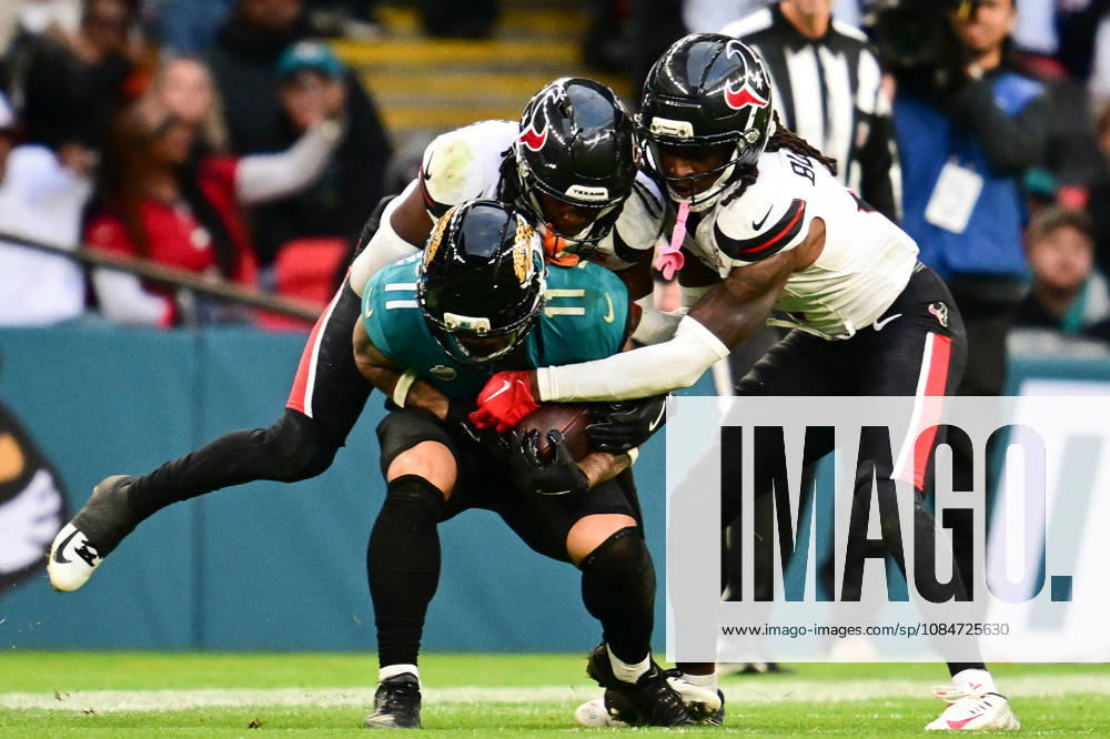 Jacksonville Jaguars v Houston Texans, International Series Parker Washington (11) of Jacksonville Jaguars during the International Series match between Jacksonville Jaguars and Houston Texans at Wembley Stadium, London, UK on 18 October 2026. Editorial use only ,