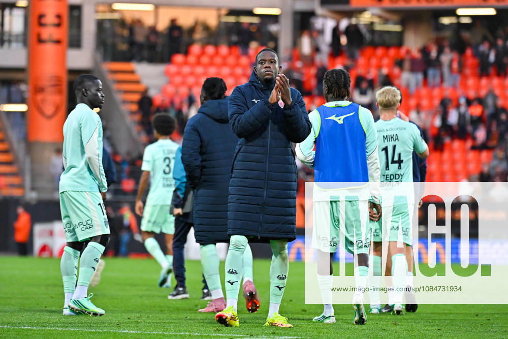 FC Lorient v AS Monaco - Ligue 1 McDonald s 2026 2027 Pape CABRAL and Denis ZAKARIA of Monaco during Ligue 1 McDonald s match between Lorient and Monaco at Stade du Moustoir on October 18, 2026 in Lorient, France. Lorient France