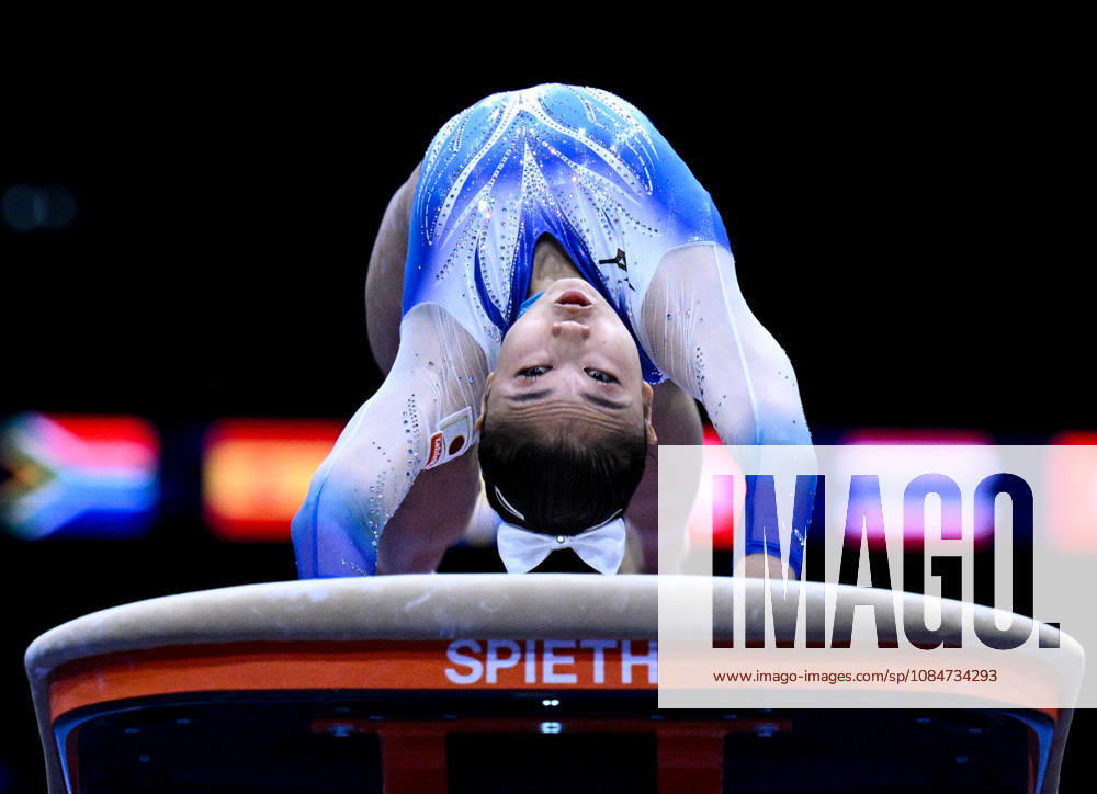 Netherlands Artistic Gymnastics World Championships Qualifiers 9267980 18.10.2026 Japan s Kishi Rina competes on the vault during the women s qualification at the 2026 World Artistic Gymnastics Championships in Rotterdam, the Netherlands. Alexey Filippov Sputnik Rotterdam Netherlands