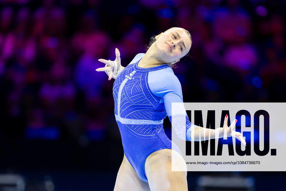 2026-10-18 Artistic Gymnastics World Championships 2026 - Day 2 ROTTERDAM, NETHERLANDS - OCTOBER 18: Emma Leonie Malewski of Germany competes during Day 2 of the Artistic Gymnastics World Championships 2026 at Rotterdam Ahoy on October 18, 2026 in Rotterdam, Netherlands. Rotterdam Rotterdam Ahoy Netherlands Content not available for redistribution in The Netherlands directly or indirectly through any third parties.