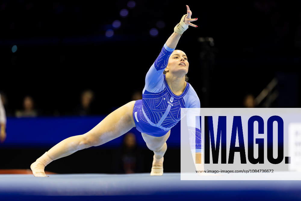 2026-10-18 Artistic Gymnastics World Championships 2026 - Day 2 ROTTERDAM, NETHERLANDS - OCTOBER 18: Emma Leonie Malewski of Germany competes during Day 2 of the Artistic Gymnastics World Championships 2026 at Rotterdam Ahoy on October 18, 2026 in Rotterdam, Netherlands. Rotterdam Rotterdam Ahoy Netherlands Content not available for redistribution in The Netherlands directly or indirectly through any third parties.