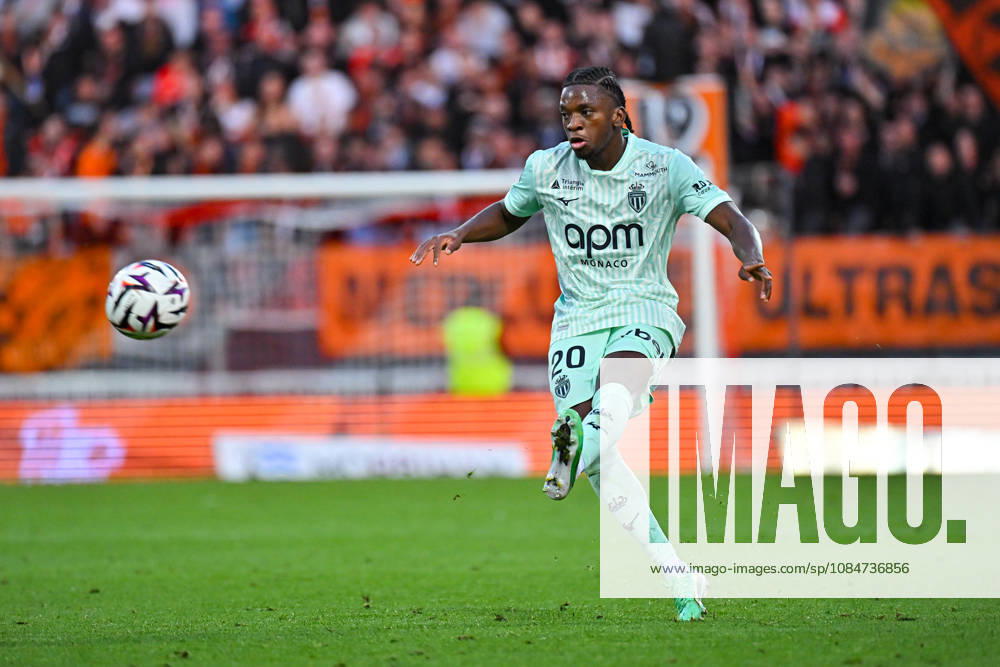 FC Lorient v AS Monaco - Ligue 1 McDonald s 2026 2027 Flavio NAZINHO of Monaco during Ligue 1 McDonald s match between Lorient and Monaco at Stade du Moustoir on October 18, 2026 in Lorient, France. Lorient France
