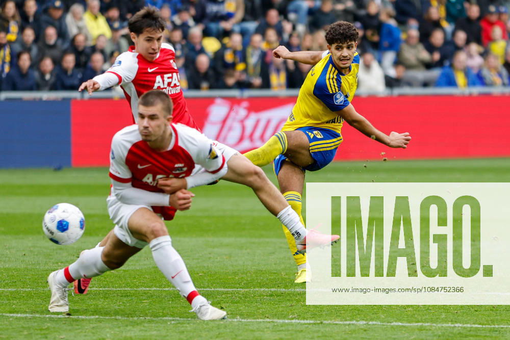 Ismael Baouf of SC Cambuur during the Eredivisie 2026 27 match between SC Cambuur and AZ Alkmaar at Kooi Stadium on October 18, 2026 in Leeuwarden, Netherlands.