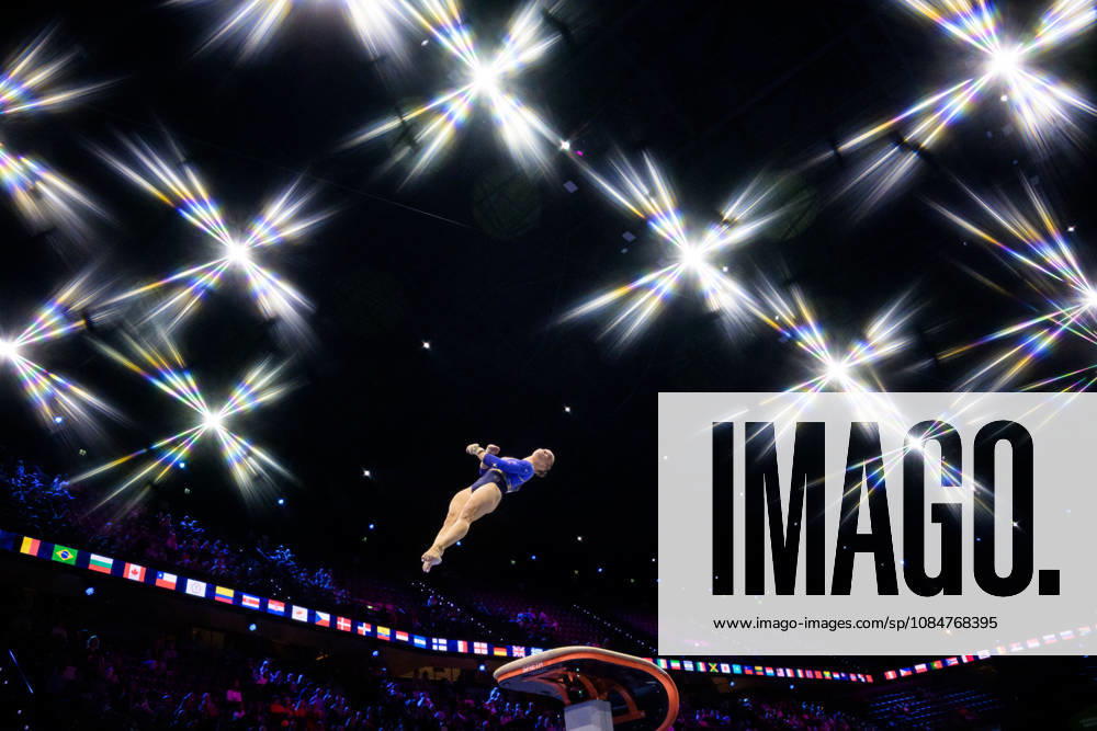 Editors note: An on-camera star filter was used to create this picture. Emelie Westlund of Sweden competes in women s vault qualifications during day three of the 2026 Artistic Gymnastics World Championships on October 19, 2026 in Rotterdam. Photo: Joel Marklund BILDBYRÅN kod JM JM0860 bbeng artistisk gymnastik artistic gymnastics gymnastik-vm vm artistic gymnastics world championships dambbeng artistisk gymnastik artistic gymnastics gymnastik-vm vm artistic gymnastics world championships dam sverige sweden