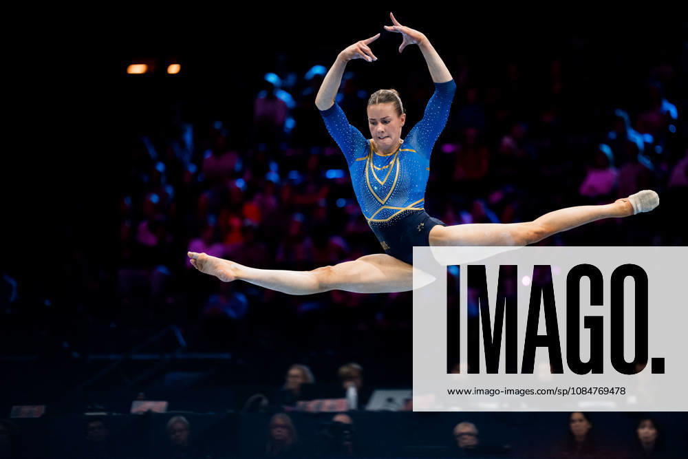Maya Stahl of Sweden competes in women s floor exercise qualifications during day three of the 2026 Artistic Gymnastics World Championships on October 19, 2026 in Rotterdam. Photo: Joel Marklund BILDBYRÅN kod JM JM0860 bbeng artistisk gymnastik artistic gymnastics gymnastik-vm vm artistic gymnastics world championships dambbeng artistisk gymnastik artistic gymnastics gymnastik-vm vm artistic gymnastics world championships dam sverige sweden