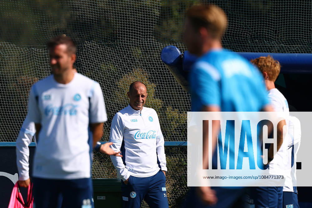 Napoli’s head coach Massimiliano Allegri During training at the SSC Napoli sports center, Champions League Napoli - Bodo Glimt Castel Volturno (CE) on October 19 , 2026