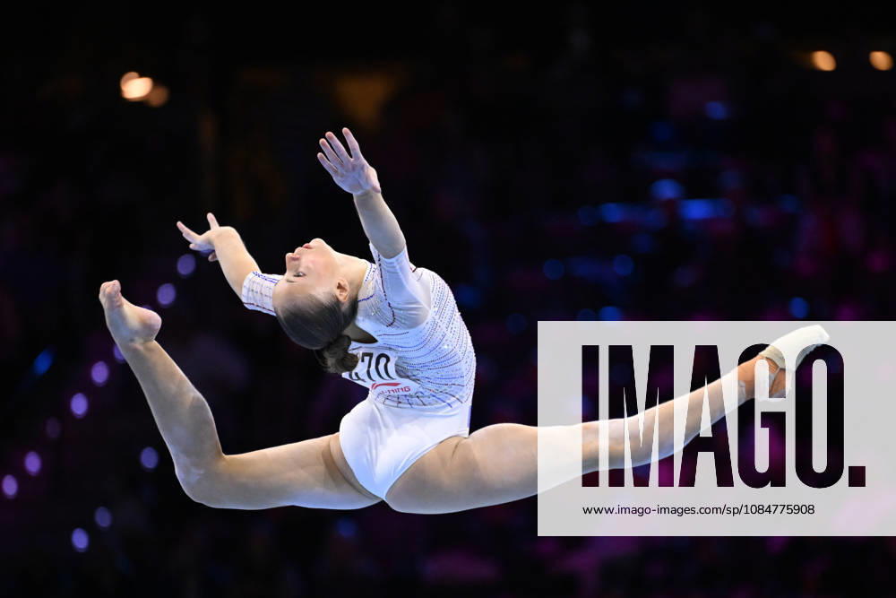 IPA89912754 - COLAS Elena (FRA) on the floor during the 54th Artistic Gymnastics World Championships in Rotterdam, Netherlands