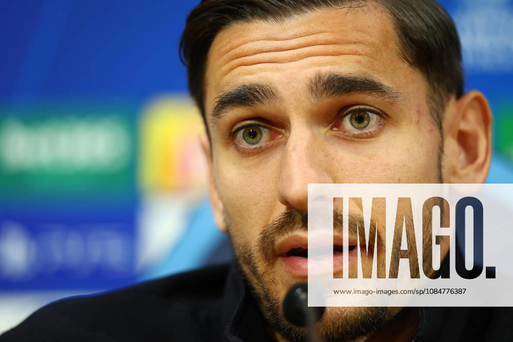 Napoli’s goalkeeper Alex Meret During the Napoli-Bodo Glimt Champions League press conference, PK, Pressekonferenz in the press room at the Diego Armando Maradona Stadium on October 19, 2026.