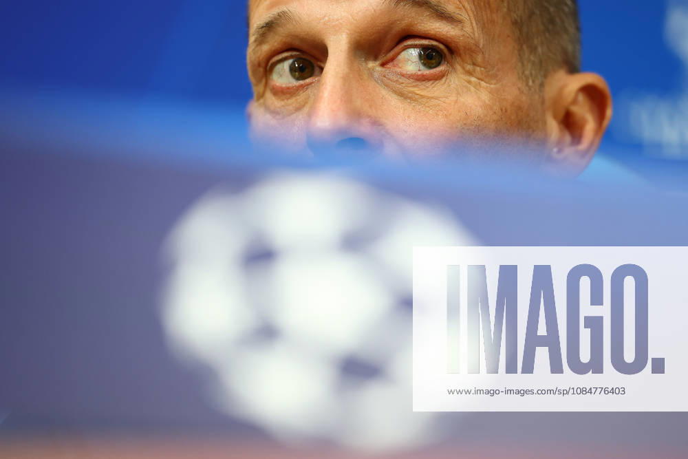 Napoli’s head coach Massimiliano Allegri During the Napoli-Bodo Glimt Champions League press conference, PK, Pressekonferenz in the press room at the Diego Armando Maradona Stadium on October 19, 2026.
