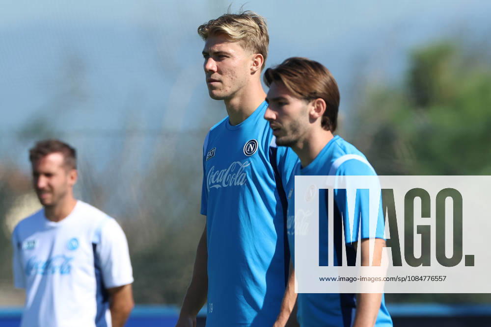 SSC Napoli Training Session Rasmus Hojlund and Billy Gilmour of Napoli participate in a training session ahead of the UEFA Champions League 2026 27 at the Napoli training center in Castel Volturno, Italy, on October 19, 2026. Castel Volturno Napoli Italy