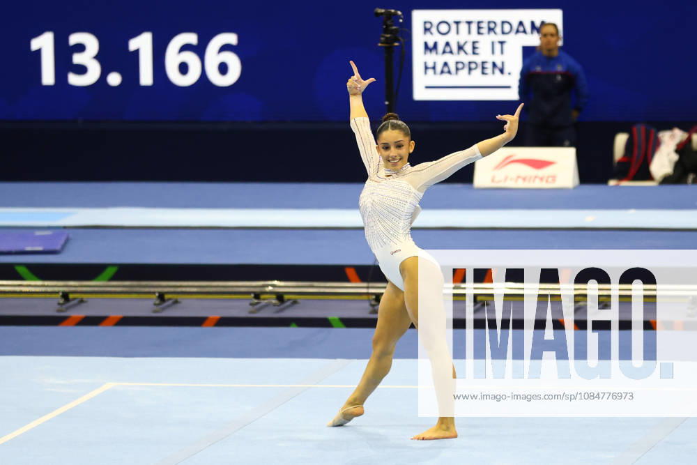 MAIANA PRAT of Team France performs on the Floor Exercise during the Women s Qualification subdivision 6 10 of the 54th Artistic Gymnastics World Championships at the Ahoy Arena in Rotterdam, Netherlands. Rotterdam Netherlands - ZUMAc179 20261019_zep_c179_054