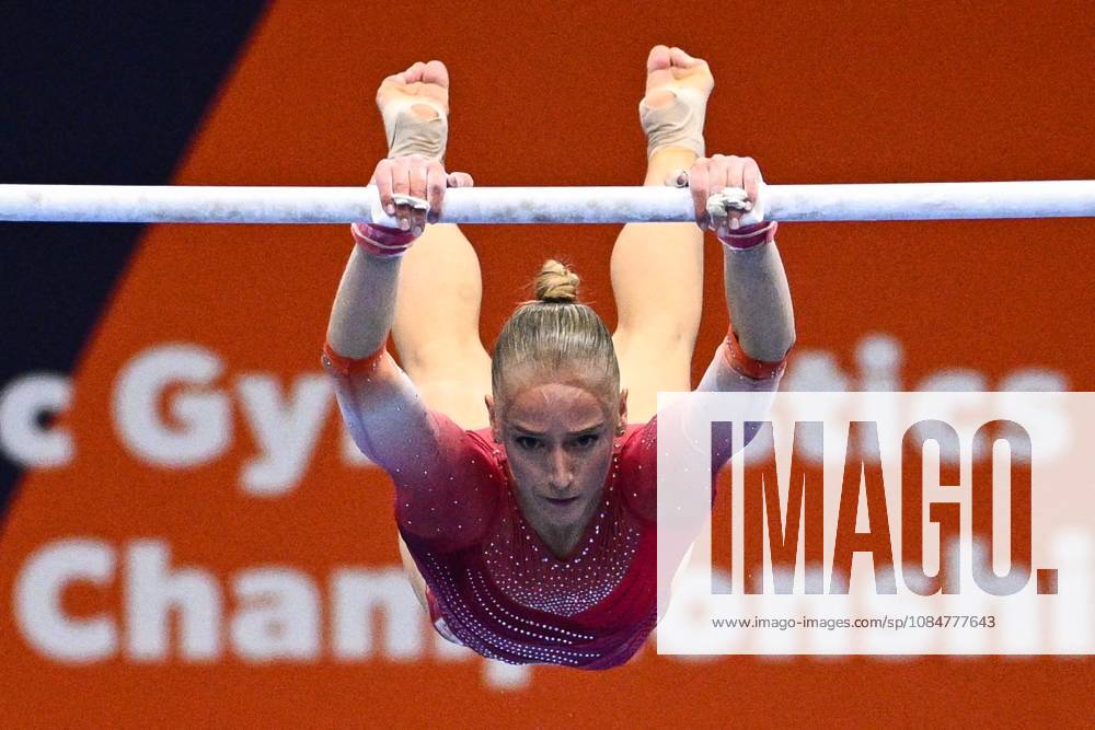 Netherlands Artistic Gymnastics World Championships Qualifiers 9268336 19.10.2026 Sanne Wevers of the Netherlands competes on the uneven bars during the women s qualification of the 2026 World Artistic Gymnastics Championships in Rotterdam, the Netherlands. Alexey Filippov Sputnik Rotterdam Netherlands