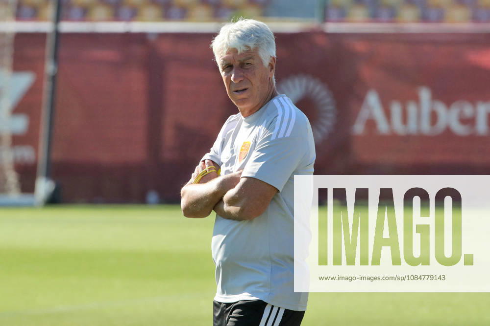 SOCCER - UEFA Champions League - AS Roma - press conference, PK, Pressekonferenz and Training Photo by IPA ABACAPRESS.COM89917379 - October 19, 2026 Champions League: Gasperini Press Conference Training Sessions In the photo: Gasperini (Photo by Gino Mancini) Roma Italy
