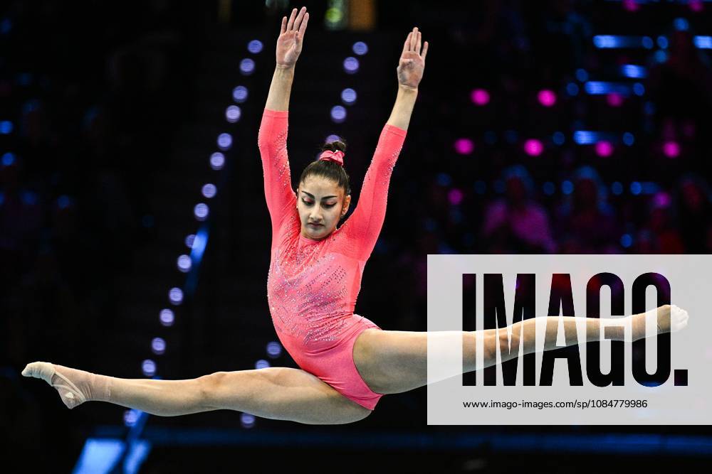 Netherlands Artistic Gymnastics World Championships Qualifiers 9268410 19.10.2026 Liudmila Roshchina of Team World Gymnastics Neutral Athletes 2 competes in the floor exercise during the women s qualification of the 2026 World Artistic Gymnastics Championships in Rotterdam, the Netherlands. Alexey Filippov Sputnik Rotterdam Netherlands