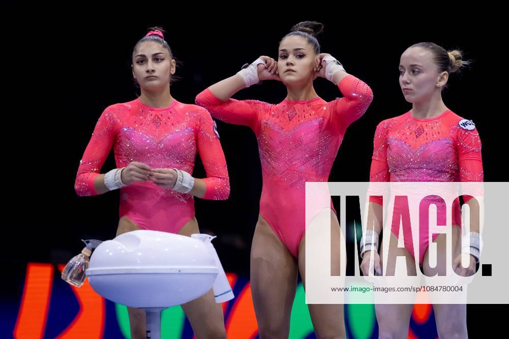 ROTTERDAM - The Russian gymnasts (WG2) during the qualifications at the World Gymnastics Championships in Rotterdam Ahoy. IRIS VAN DEN BROEK ANP ANPxSportx IVx 572982073 originalFilename: 572982073