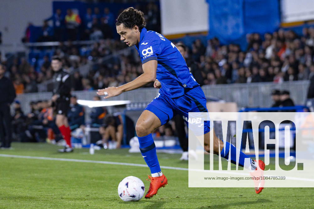 Getafe CF v Rayo Vallecano - La Liga EA Sports 2026 27 October 19, 2026, Estadio El Coliseum, Getafe, Madrid, Spain: Enes Unal of Getafe during La Liga EA Sports match between Getafe and Rayo Vallecano at Estadio El Coliseum on October 19, 2026 in Madrid, Spain. Getafe Estadio Coliseum Madrid Spain