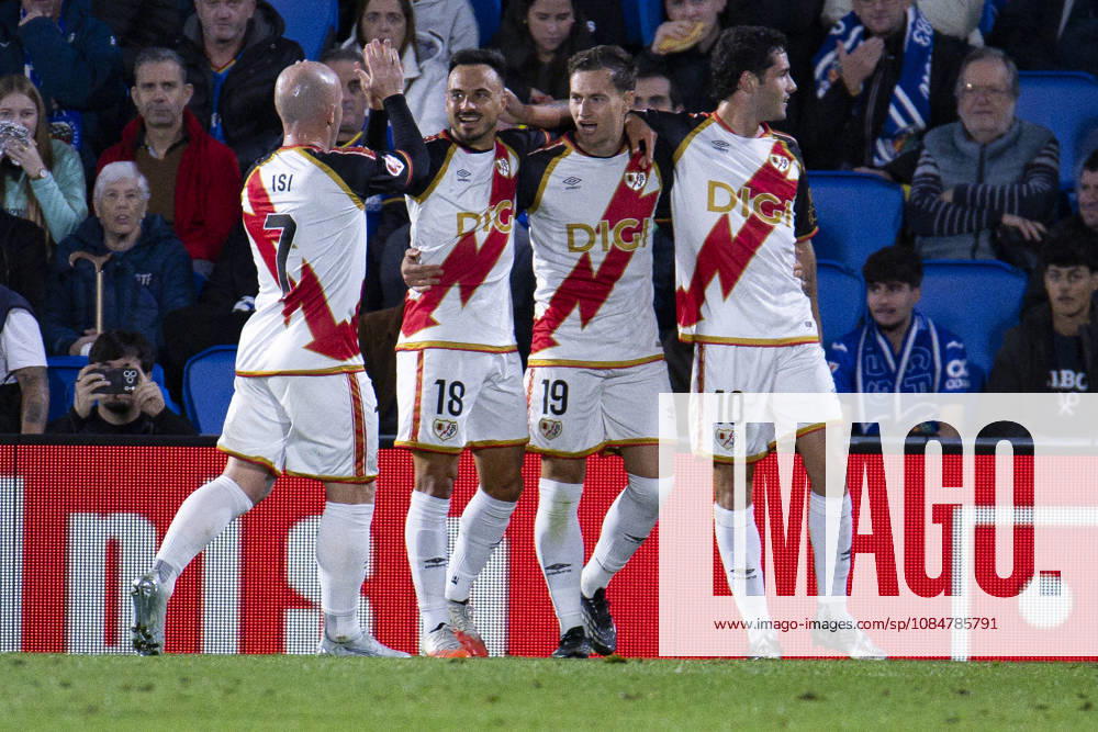 Getafe CF v Rayo Vallecano - La Liga EA Sports 2026 27 October 19, 2026, Estadio El Coliseum, Getafe, Madrid, Spain: Alvaro Garcia of Rayo Vallecano celebrates his goal during La Liga EA Sports match between Getafe and Rayo Vallecano at Estadio El Coliseum on October 19, 2026 in Madrid, Spain. Getafe Estadio Coliseum Madrid Spain
