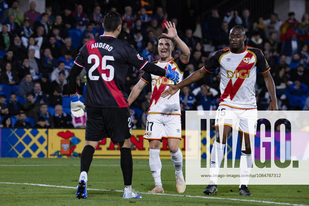 Getafe CF v Rayo Vallecano - La Liga EA Sports 2026 27 October 19, 2026, Estadio El Coliseum, Getafe, Madrid, Spain: Adria Pedrosa celebrate the save of Emil Audero during La Liga EA Sports match between Getafe and Rayo Vallecano at Estadio El Coliseum on October 19, 2026 in Madrid, Spain. Getafe Estadio Coliseum Madrid Spain