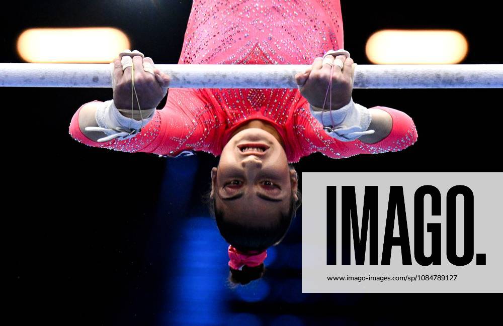 Netherlands Artistic Gymnastics World Championships Qualifiers 9268664 19.10.2026 Liudmila Roshchina of Team World Gymnastics Neutral Athletes 2 competes on the uneven bars during the women s qualification of the 2026 World Artistic Gymnastics Championships in Rotterdam, the Netherlands. Alexey Filippov Sputnik Rotterdam Netherlands