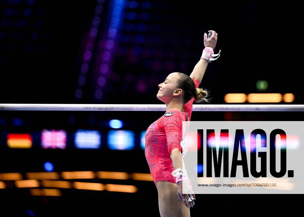 Netherlands Artistic Gymnastics World Championships Qualifiers 9268672 19.10.2026 Alena Glotova of Team World Gymnastics Neutral Athletes 2 competes on the uneven bars during the women s qualification of the 2026 World Artistic Gymnastics Championships in Rotterdam, the Netherlands. Alexey Filippov Sputnik Rotterdam Netherlands
