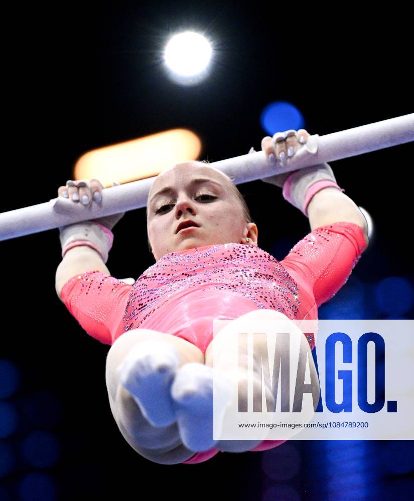 Netherlands Artistic Gymnastics World Championships Qualifiers 9268675 19.10.2026 Alena Glotova of Team World Gymnastics Neutral Athletes 2 competes on the uneven bars during the women s qualification of the 2026 World Artistic Gymnastics Championships in Rotterdam, the Netherlands. Alexey Filippov Sputnik Rotterdam Netherlands