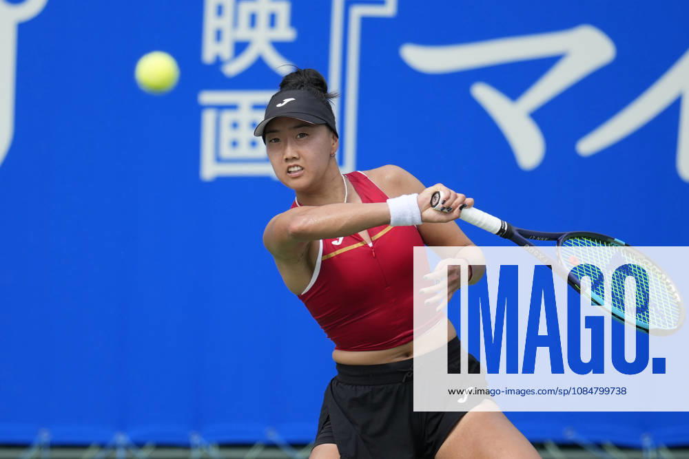 WTA, Tennis Damen Kinoshita Group Japan Open - Day 2 Ann Li of the United States plays during her round of 32 singles match against Emerson Jones of Australia at the 2026 Kinoshita Group Japan Open Women s tennis tournament at Utsubo Tennis Center in Osaka, Japan, on October 20, 2026. Osaka Japan