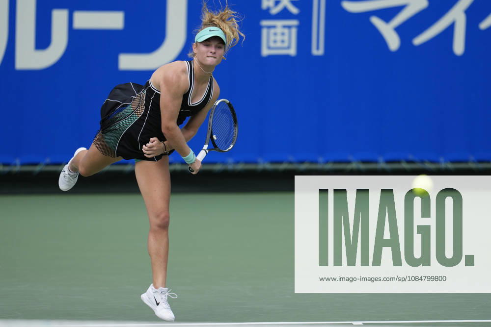 WTA, Tennis Damen Kinoshita Group Japan Open - Day 2 Emerson Jones of Australia competes in her round of 32 singles match against Ann Li of the United States at the 2026 Kinoshita Group Japan Open Women s tennis tournament at the Utsubo Tennis Center in Osaka, Japan, on October 20, 2026. Osaka Japan