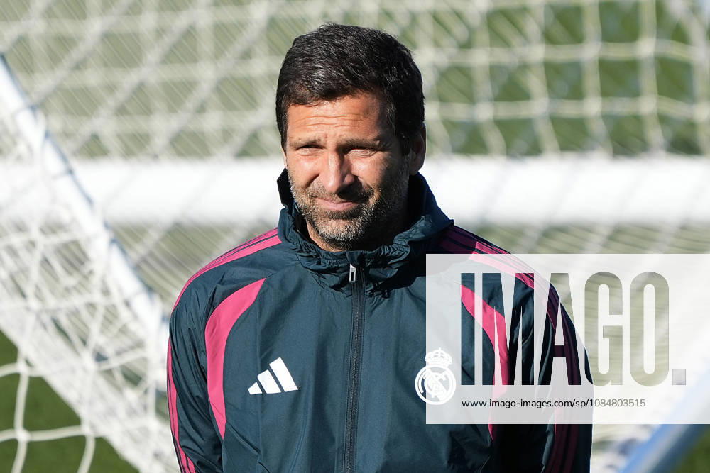 REAL MADRID CF v RB LEIPZIG. CHAMPIONS LEAGUE 2026 2027. ROUND 3. Real Madrid CF s assistant coach Joao Tralhao during training session prior to the Champions League round 3 match against RB Leipzig. October 20 2026. (ALTERPHOTOS Acero) MadridSpain