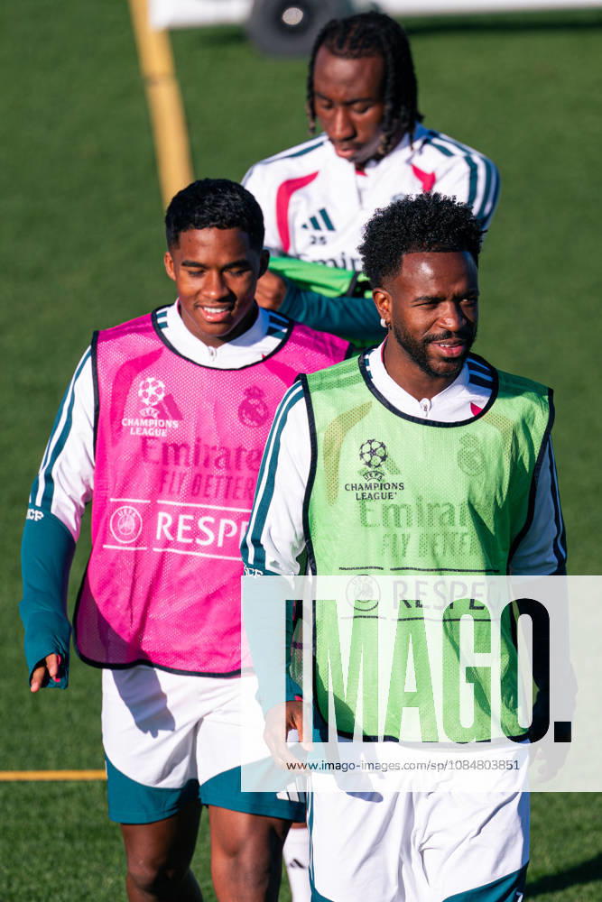 SOCCER - UEFA Champions League - Real Madrid - press conference, PK, Pressekonferenz Photo by IPA ABACAPRESS.COM89945043 - MADRID, SPAIN - OCTOBER 20: Vinicius Junior of Real Madrid CF during training on the day before Matchday 3 of the 2026 27 UEFA Champions League group stage at Ciudad Real Madrid on October 20, 2026, in Madrid, Spain. during the Real Madrid press conference following the UEFA Champions League soccer match in Madrid, Spain, on October 20, 2026 Madrid Spain