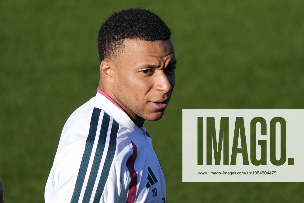 REAL MADRID CF v RB LEIPZIG. CHAMPIONS LEAGUE 2026 2027. ROUND 3. Real Madrid CF s Kylian Mbappe during training session prior to the Champions League round 3 match against RB Leipzig. October 20 2026. (ALTERPHOTOS Acero) MadridSpain