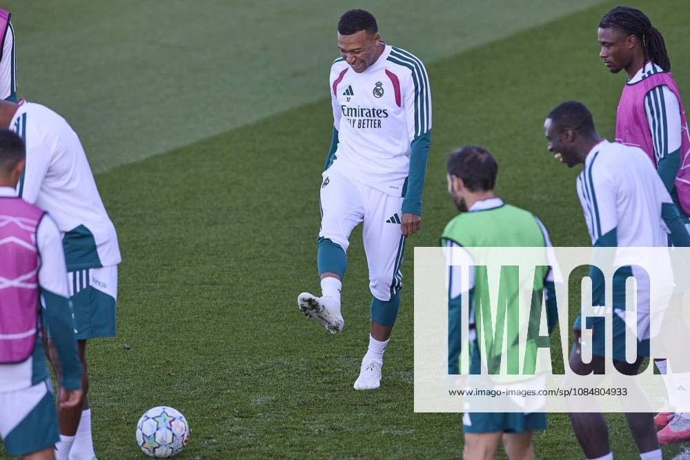 UEFA Champions League 2026 2027 - Real Madrid CF training session in Madrid, Spain - 20 Oct 2026 Kylian Mbappe (Real Madrid CF) is seen in action during a training session on the eve of the UEFA Champions League 2026 2027 match between Real Madrid CF and RB Leipzig. Real Madrid CF is holding its final training session ahead of its third UEFA Champions League game. Madrid Spain
